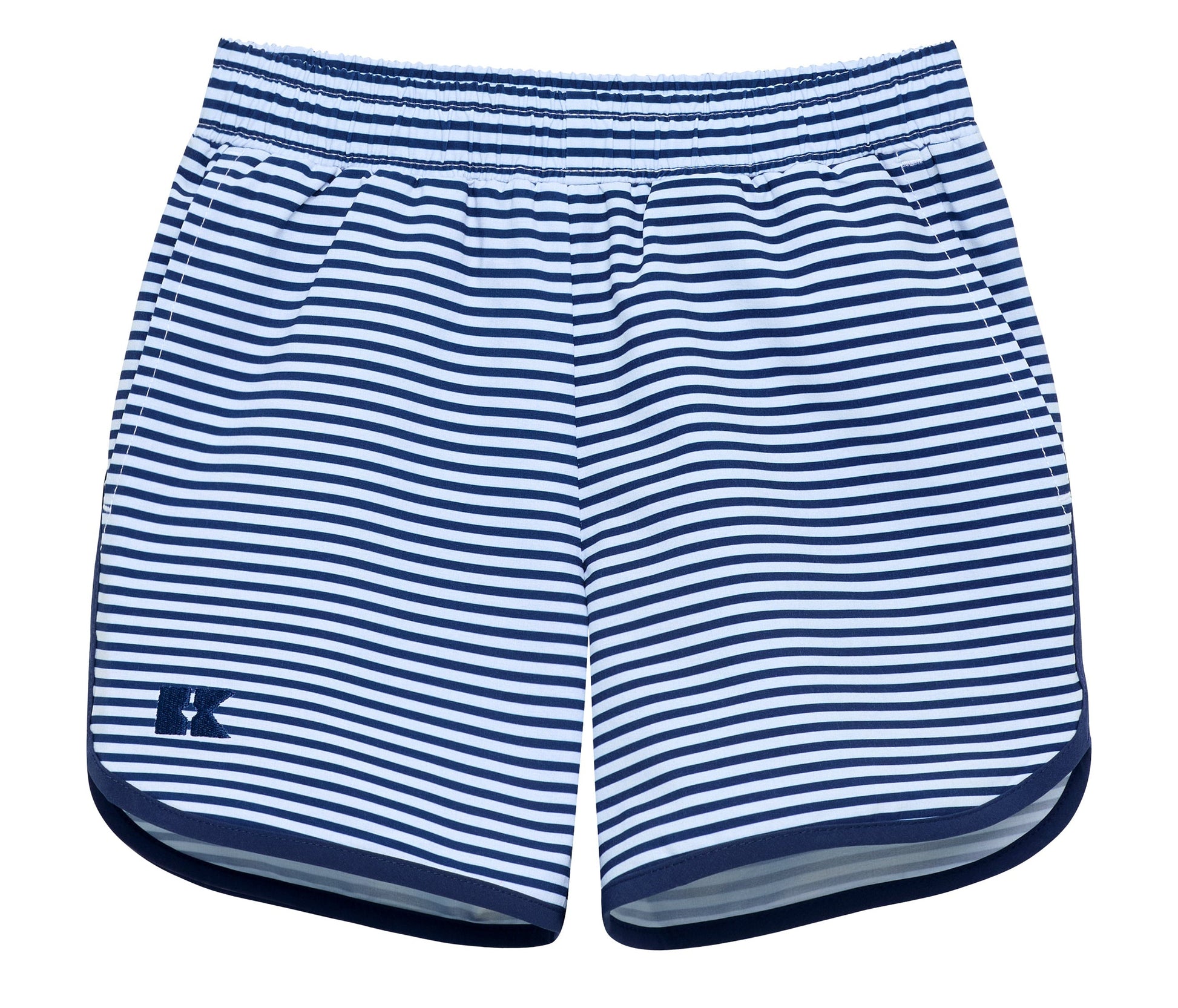 Courtside Kids Navy Thin Stripe Retro Super Short
