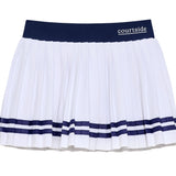 Courtside Kids Girls League White Skort