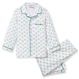 Petite Plume Fairway Stripe Children's Pajama Set