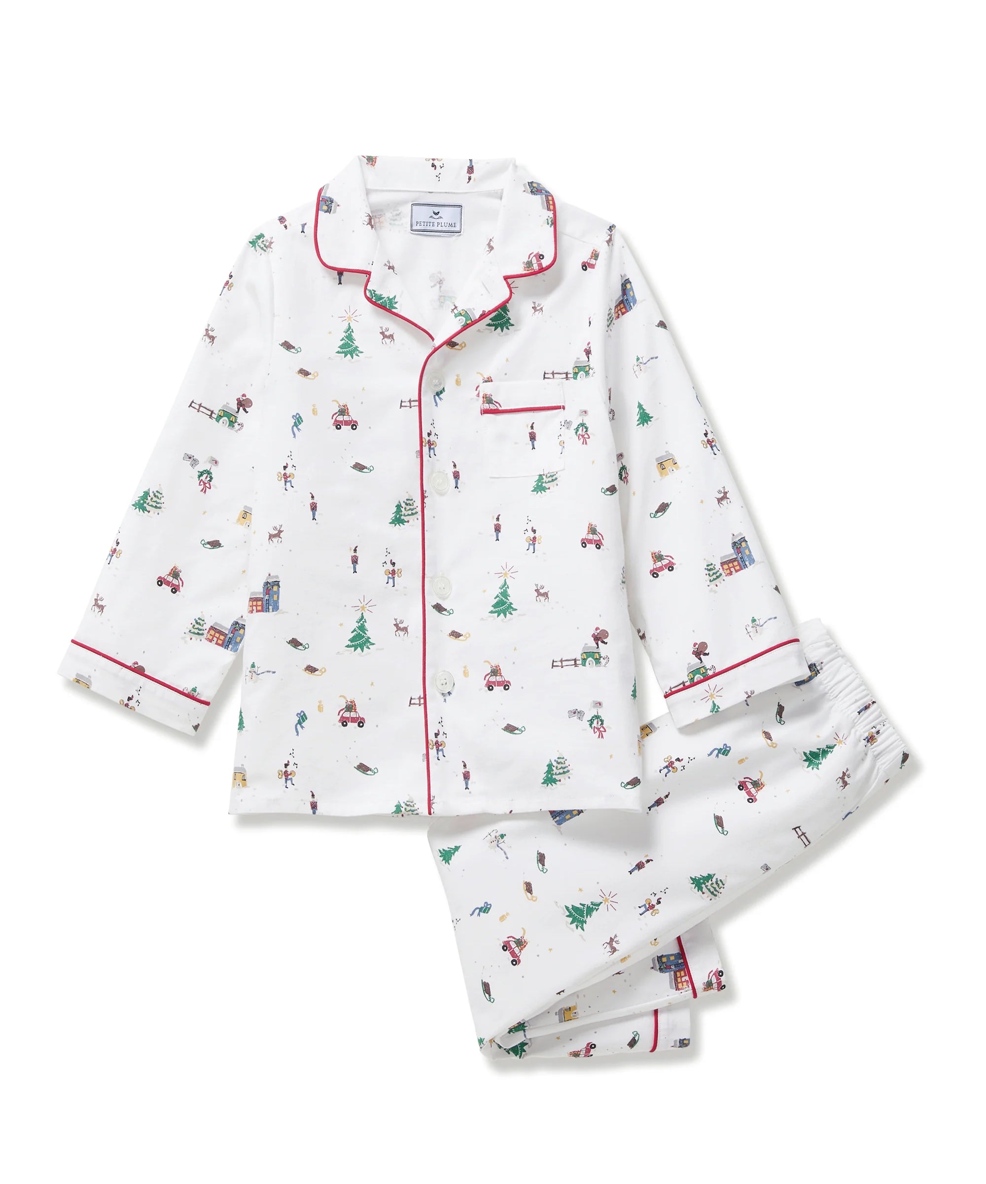 Petite Plume Holiday Town Pajama Set