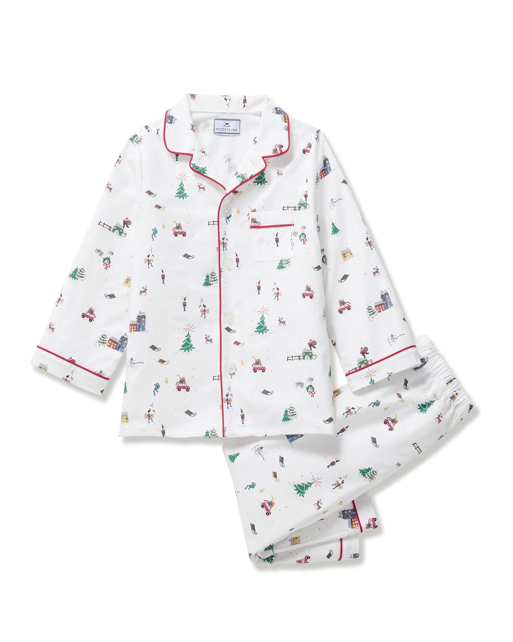 Petite Plume Holiday Town Pajama Set