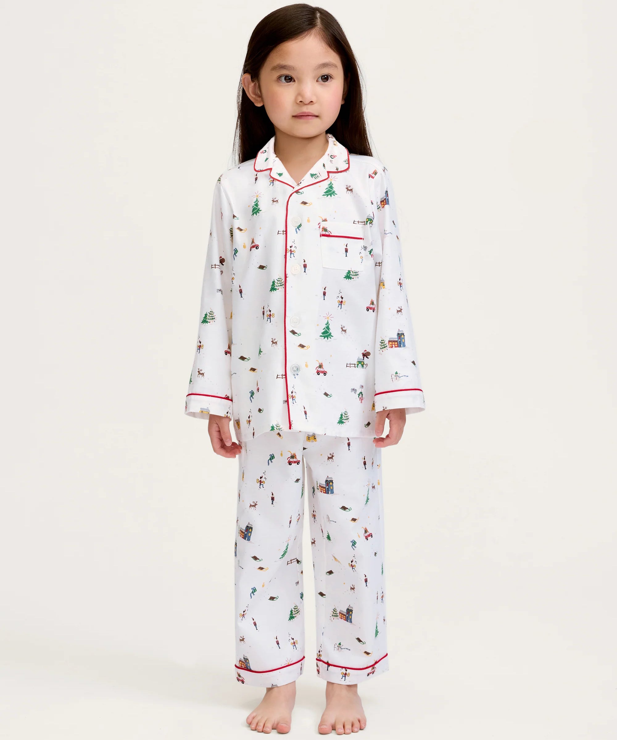 Petite Plume Holiday Town Pajama Set
