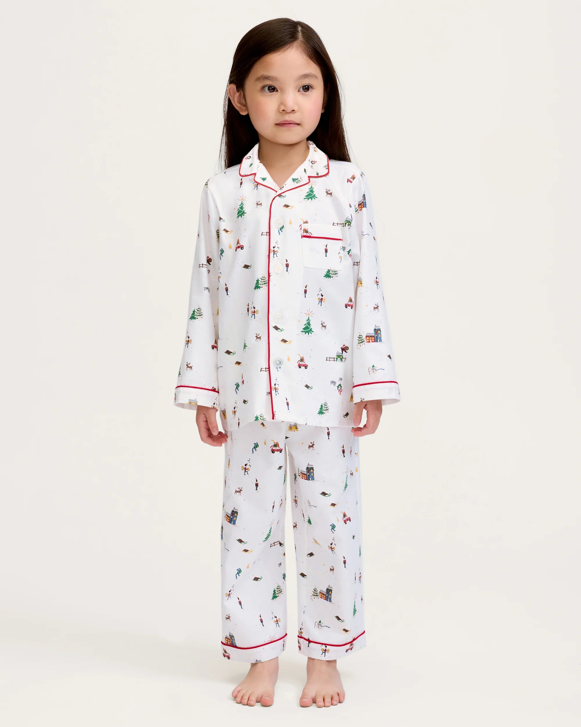 Petite Plume Holiday Town Pajama Set