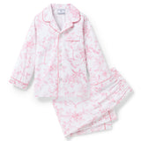 Petite Plume Pink Timeless Toile Children's Pajama Set
