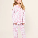 Petite Plume Pink Timeless Toile Children's Pajama Set