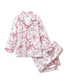 Petite Plume Red Timeless Toile Twill Children's Pajama Set