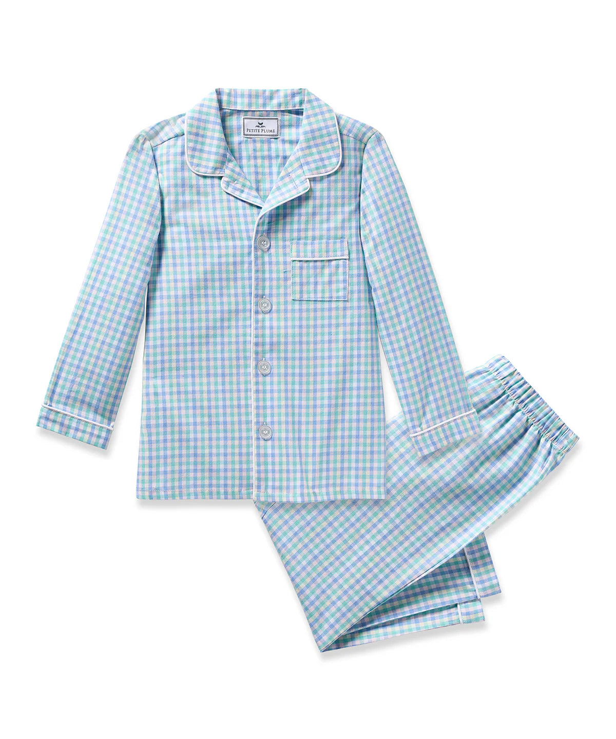 Petite Plume Spring Gingham Children's Pajama Set