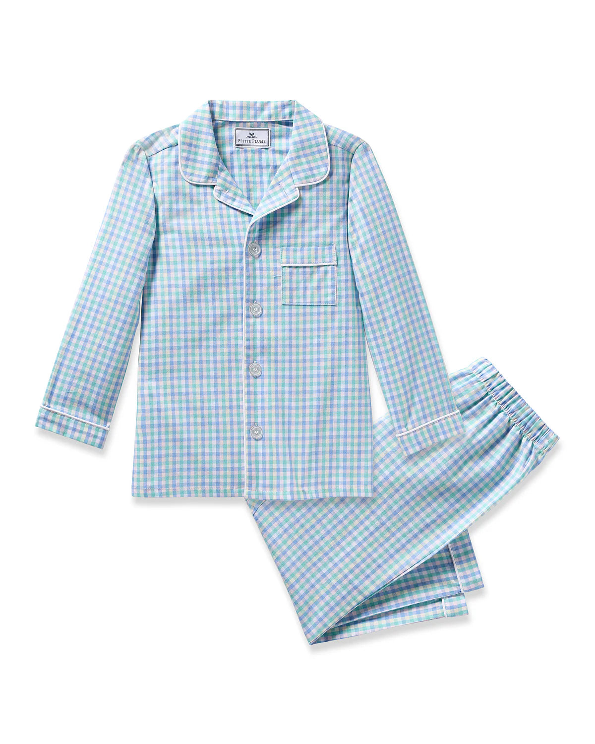 Petite Plume Spring Gingham Children's Pajama Set