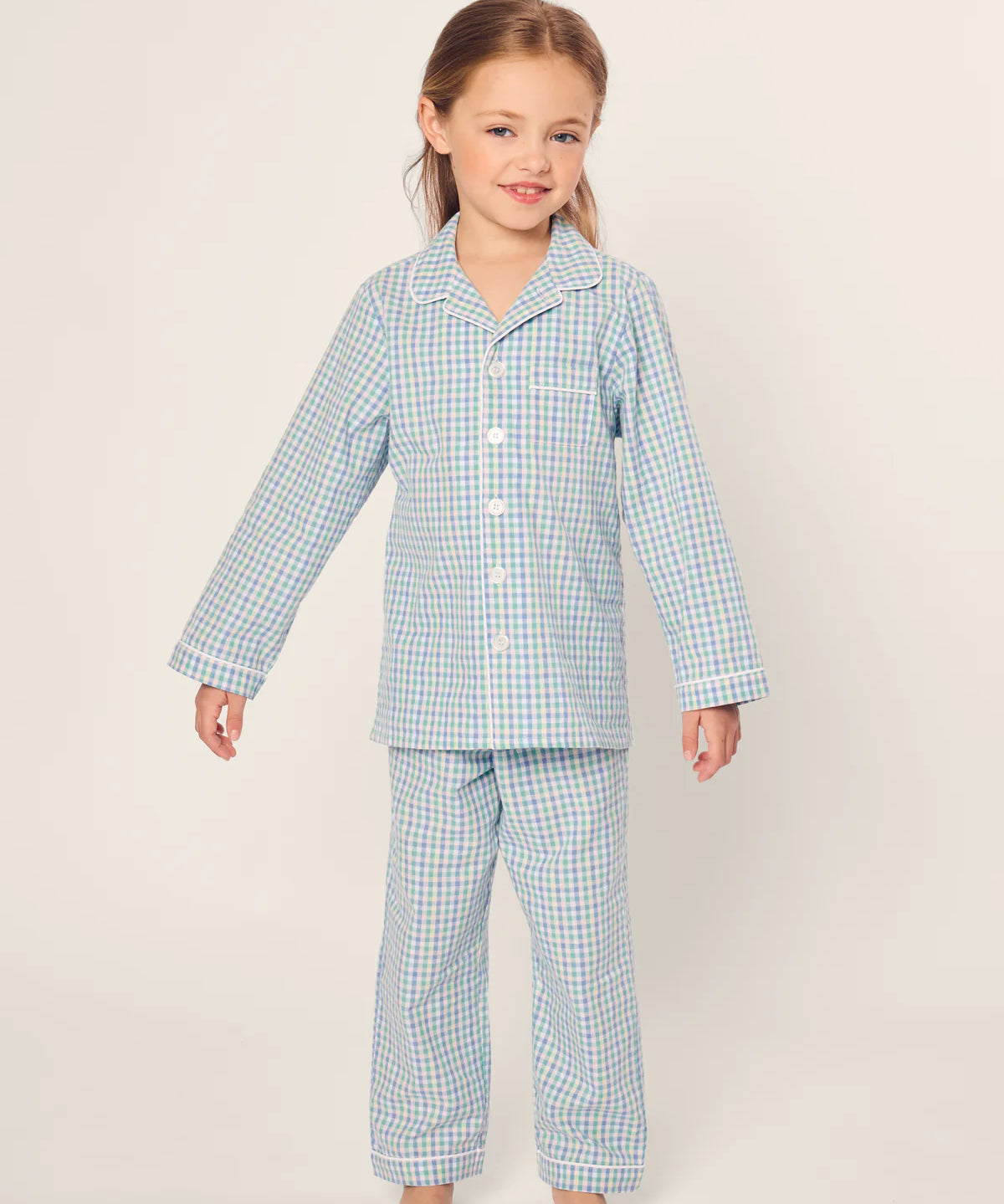 Petite Plume Spring Gingham Children's Pajama Set