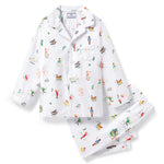 Petite Plume 12 Days of Christmas Twill Children's Pajama Set