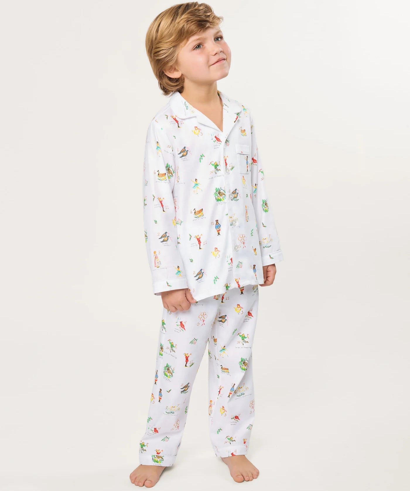 12 Days of Christmas Twill Children's Pajama Set