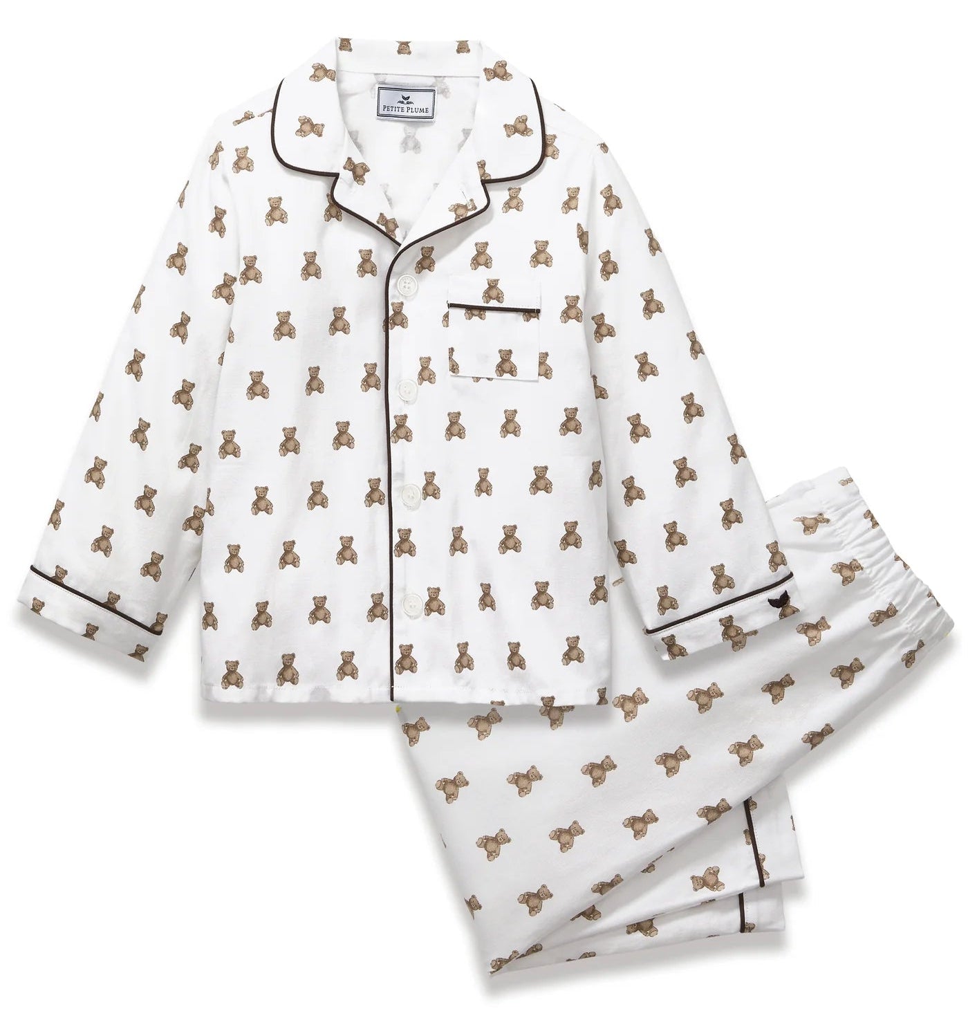 Petite Plume Teddy Tales Children's Pajama Set