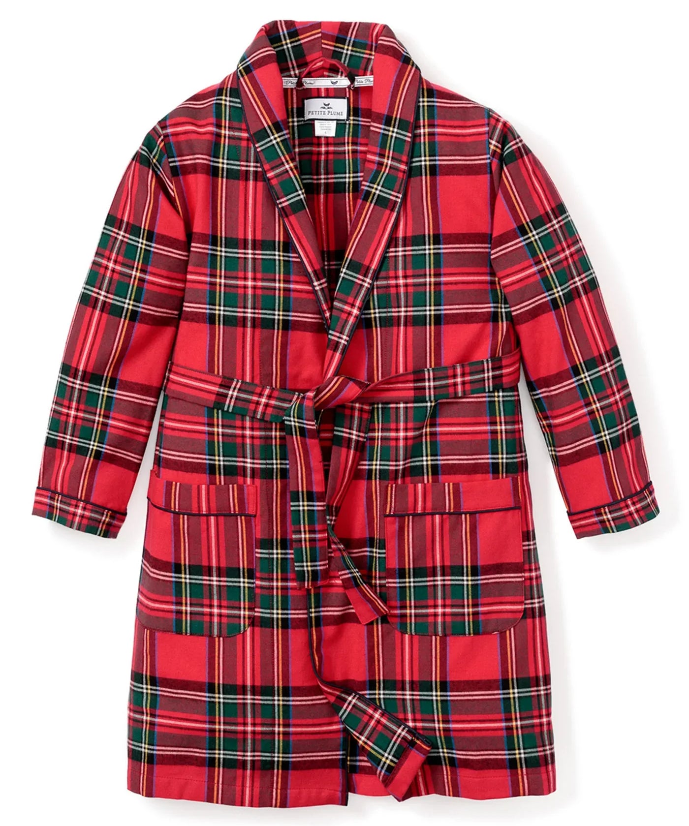 Petite Plume Imperial Tartan Robe
