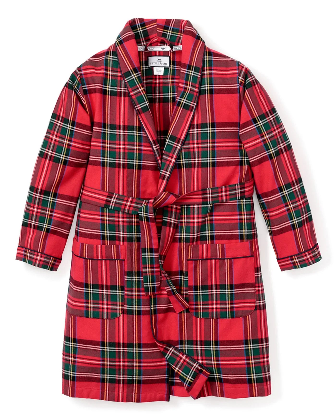 Petite Plume Imperial Tartan Robe