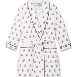 Petite Plume Teddy Tales Brushed Twill Robe