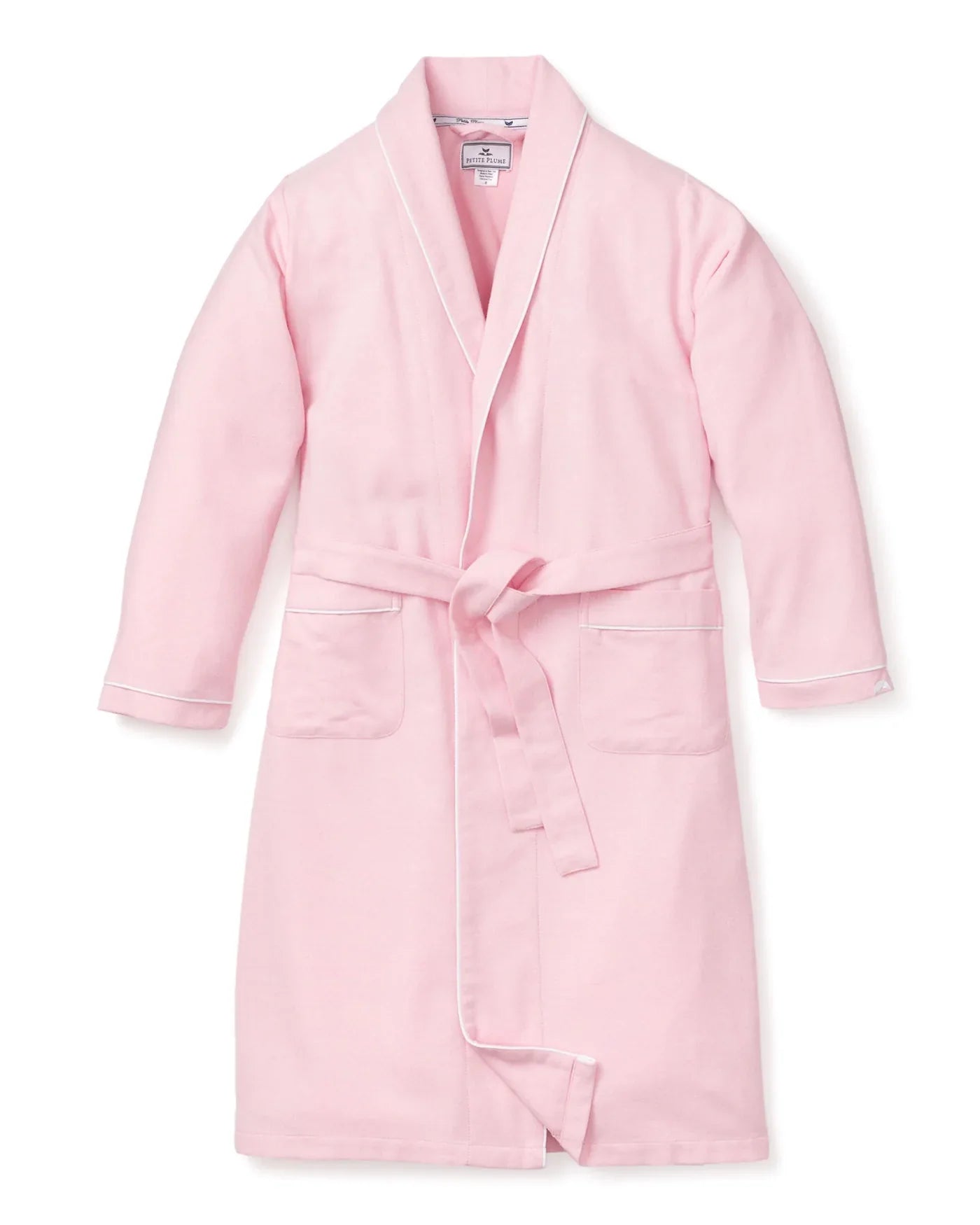 Petite Plume Pink Flannel Robe