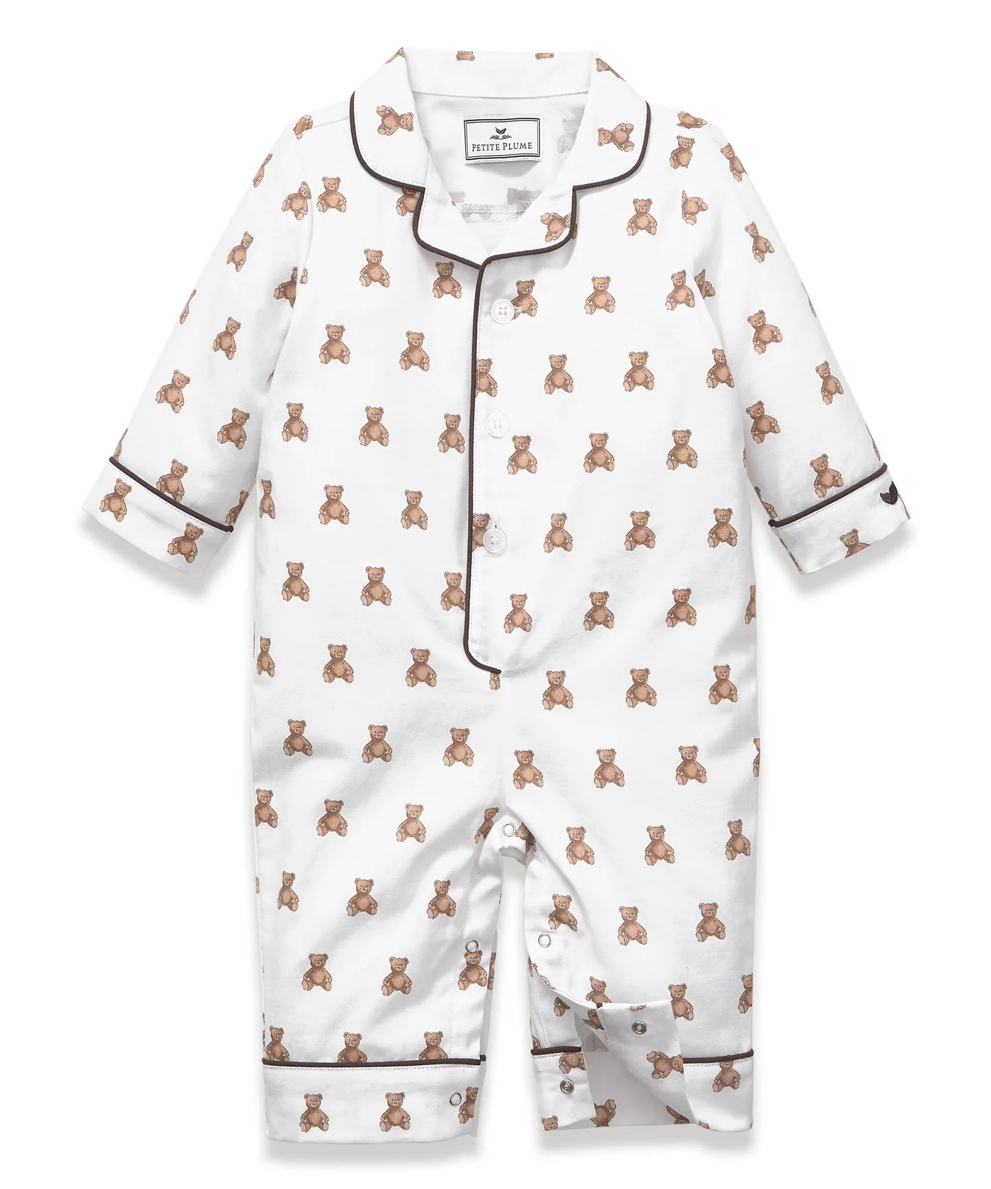 Petite Plume Teddy Tales Twill Classic Romper