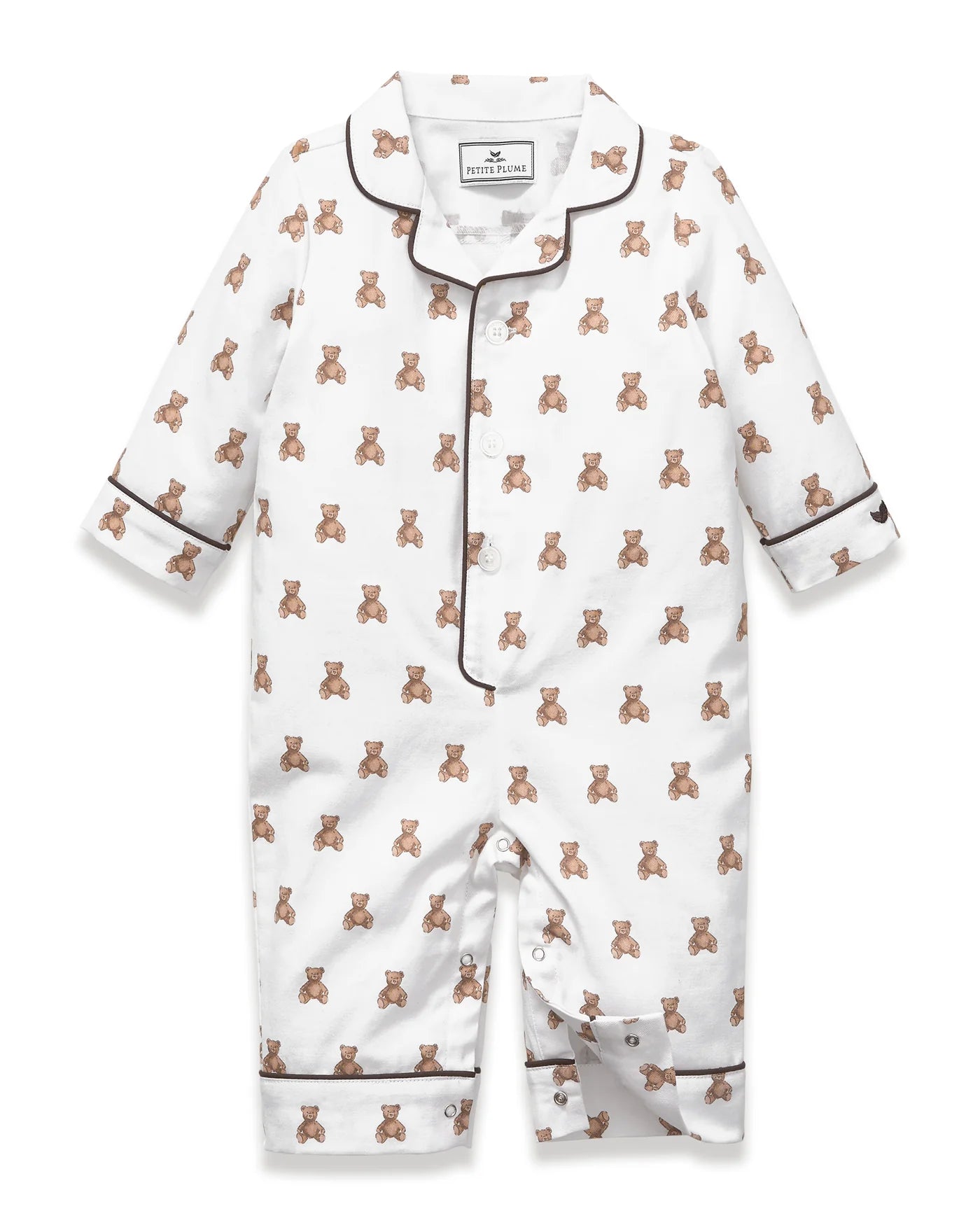 Petite Plume Teddy Tales Twill Classic Romper