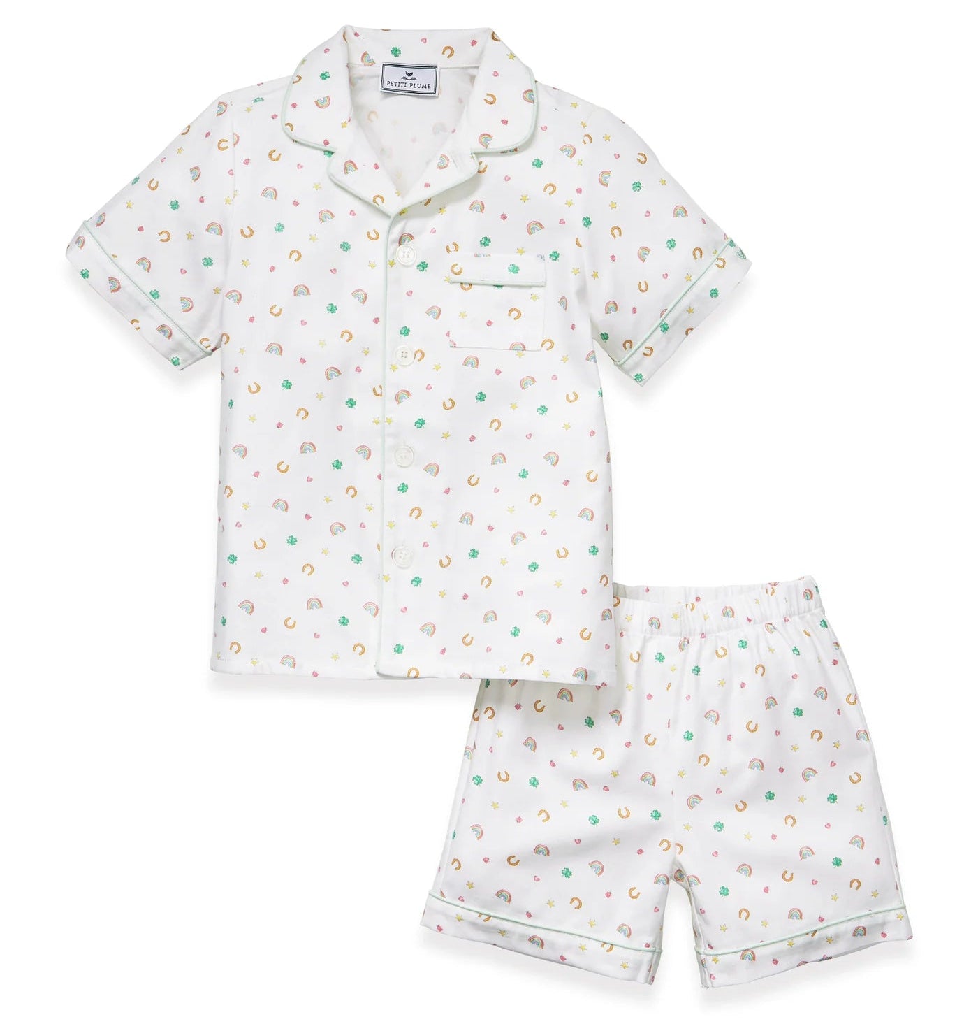 Petite Plume Good Luck Charms Children's Pajama Short Set