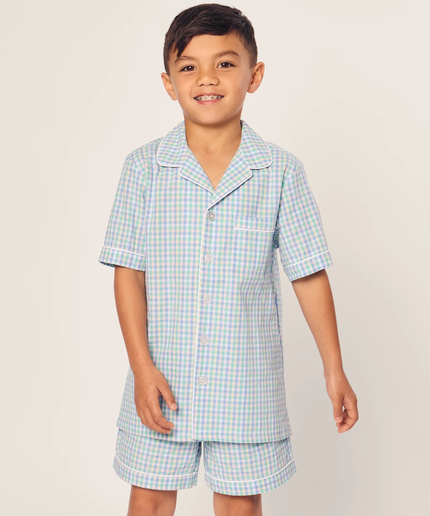 Petite Plume Spring Gingham Short Set