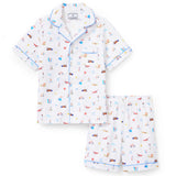 Petite Plume Summer Nostalgia Twill Short Set Pajamas
