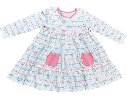 James and LottieTally Twirl Simply Sweet Bows Dress