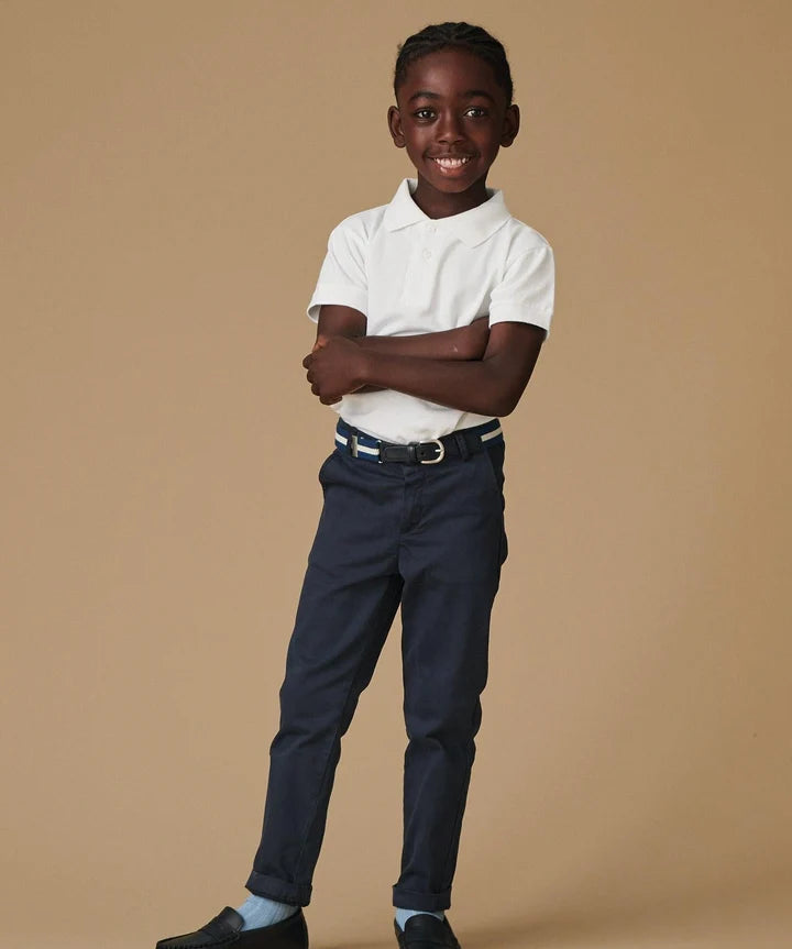 La Coqueta Navy Elio Boy Chinos