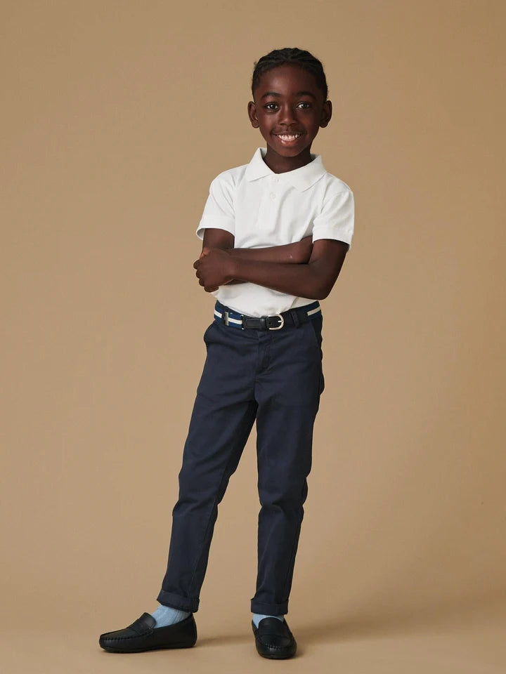 La Coqueta Navy Elio Boy Chinos