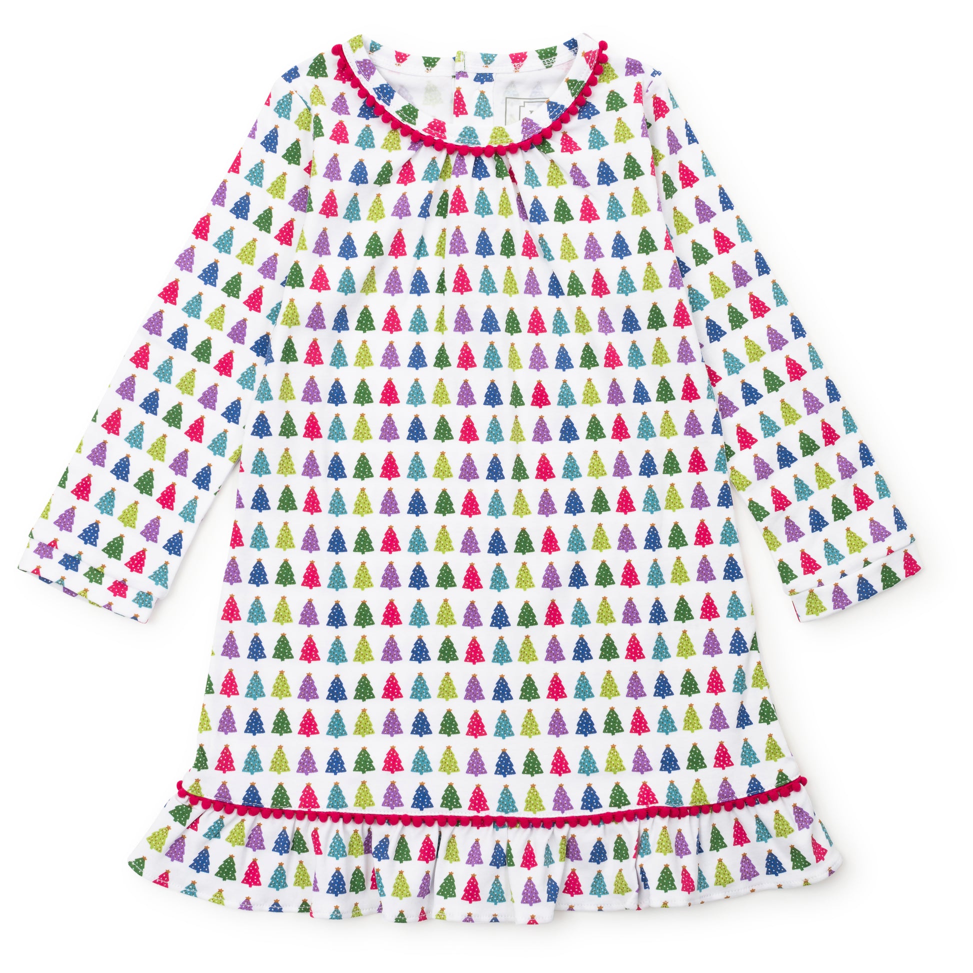 Lila and Hayes Carlin Girls' Dress - Christmas Tree Bright