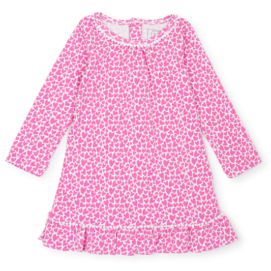 Lila and Hayes Carlin Dress - I Heart You Pink