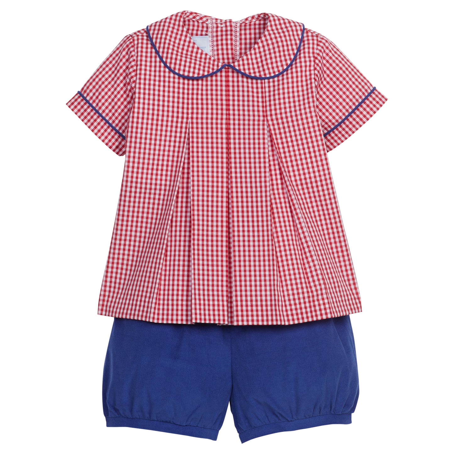 Carson Short Set- Red Gingham