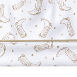 Magnolia Baby Darling Cowboy Boots Printed Hat- Ivory
