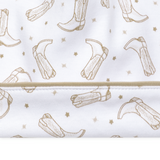 Magnolia Baby Darling Cowboy Boots Printed Hat- Ivory