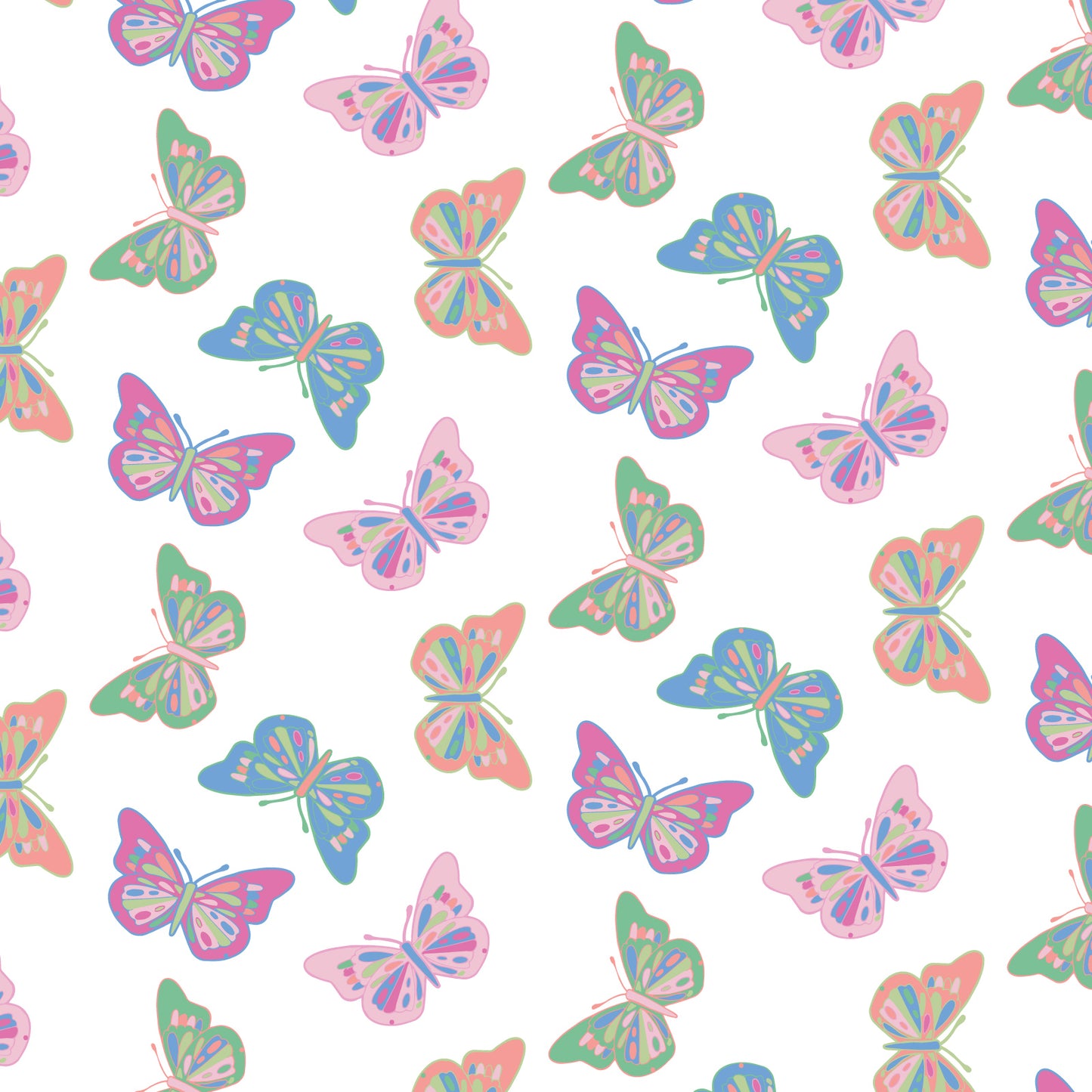 Lila and Hayes Charlotte Bubble - Bright Butterflies