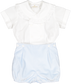 Sal and Pimenta Charming Blue Velvet Boy Set