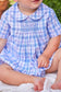 Little English Chest Smocked Bubble- Albany Plaid