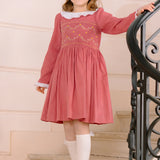 Chiara Pink Smocked Dress