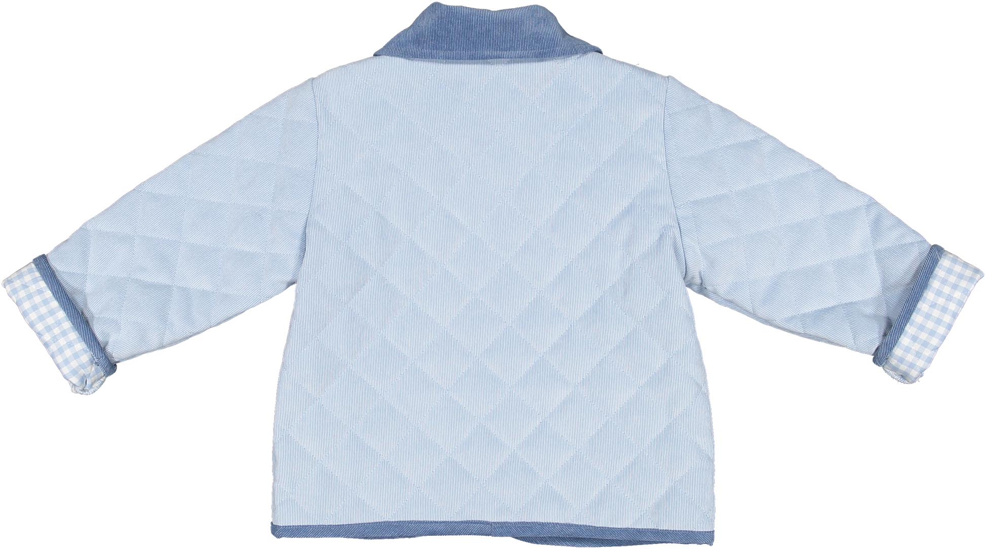Sal and Pimenta Classic Blue Quilted Jacket