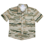 BlueQuail Classic Camo Pearl Snap Short Sleeve Shirt