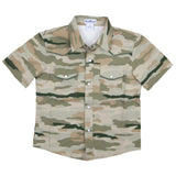 BlueQuail Classic Camo Pearl Snap Short Sleeve Shirt