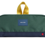 State Clinton Pencil Case- Green and Navy
