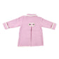 Marae Kids The Princess Charlotte Dress Coat- Pink with White Trim