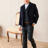 Kinnerton Pocket Detail Trousers in Navy
