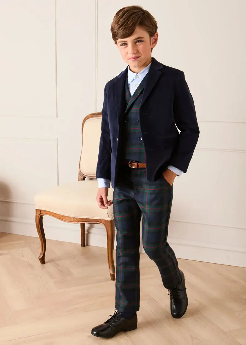 Kinnerton Pocket Detail Trousers in Navy