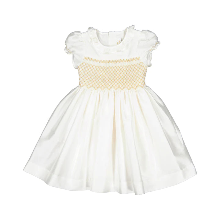 Antionette Paris Colombe Gold Silk Ceremony Dress