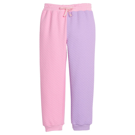 Bisby Color Block Jogger- Pink and Lilac