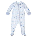 Joy Street Sharks Zipped Footie