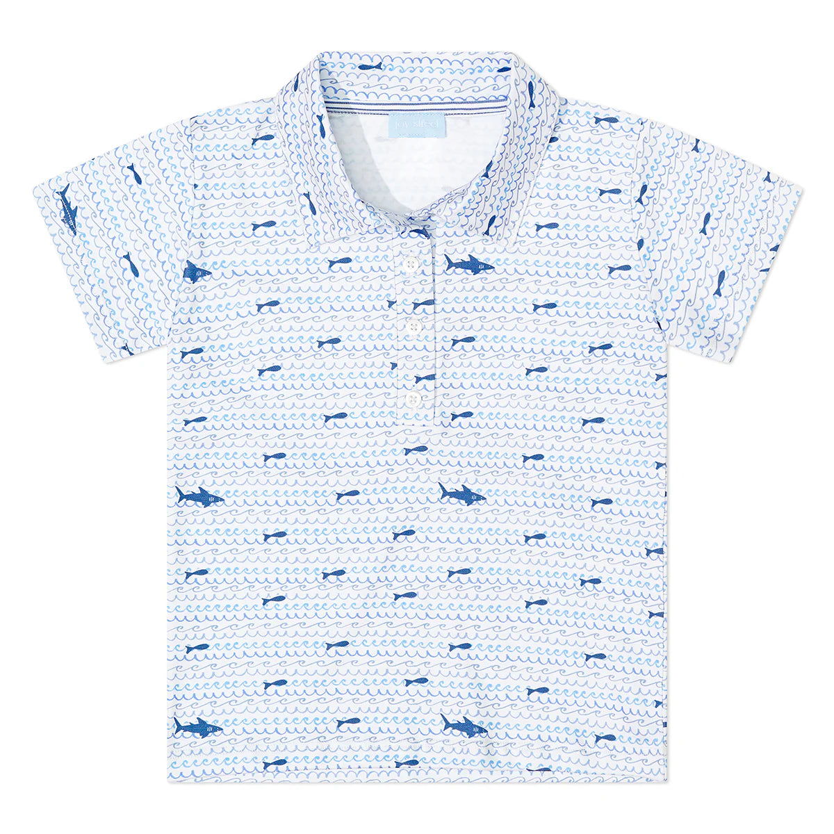 Joy Street Shark Polo - Blue