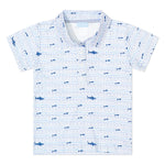 Joy Street Shark Polo - Blue
