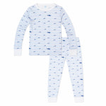 Joy Street Sharks Two Piece Long Pajamas